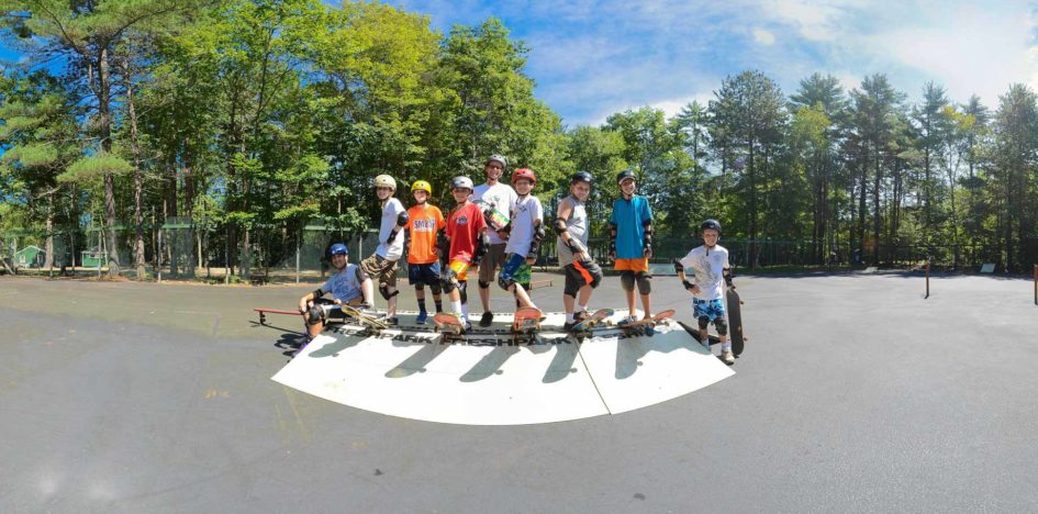 group of skaters