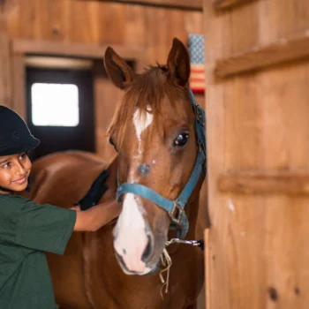 girl with horse.